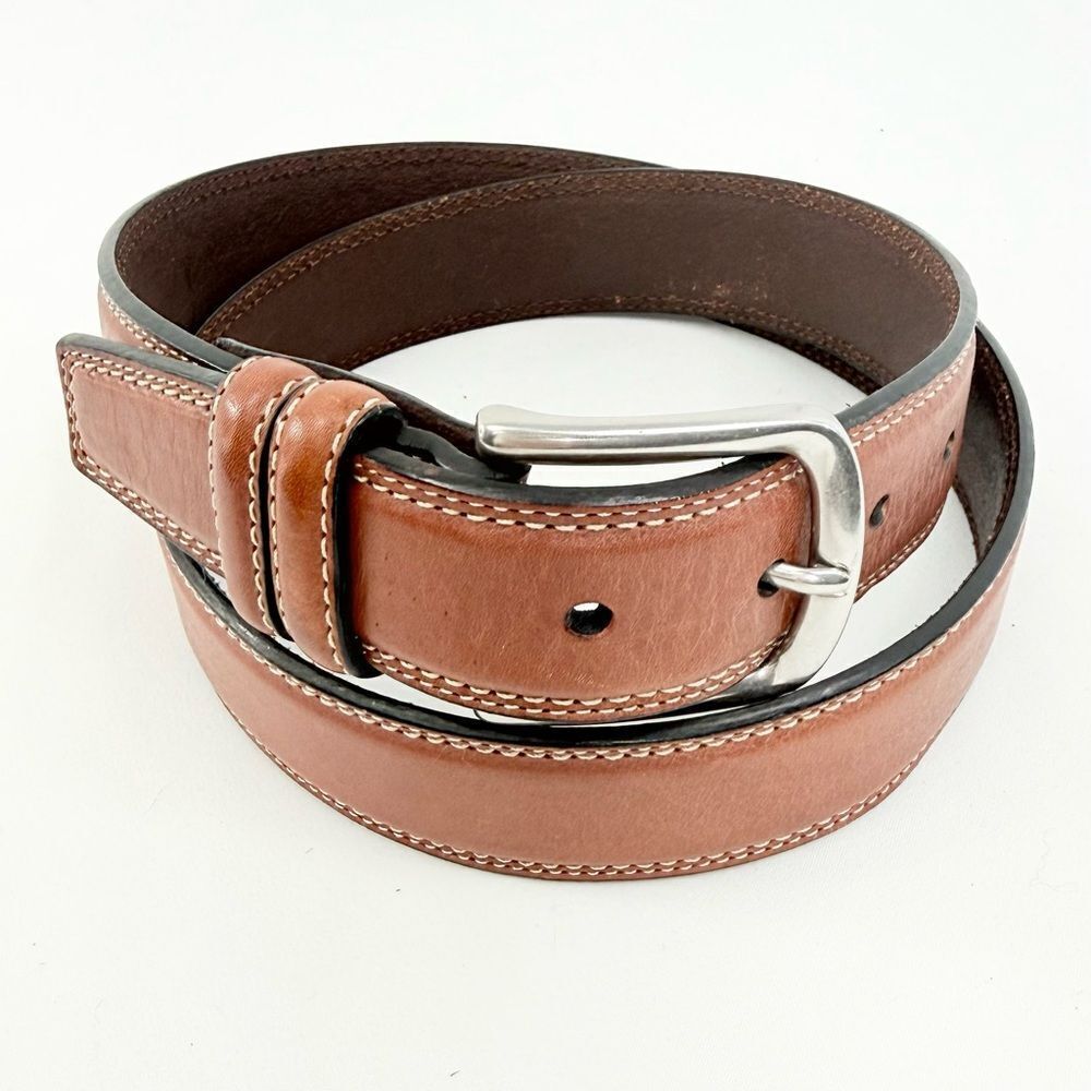 Land's End 100% Leather Brown Belt